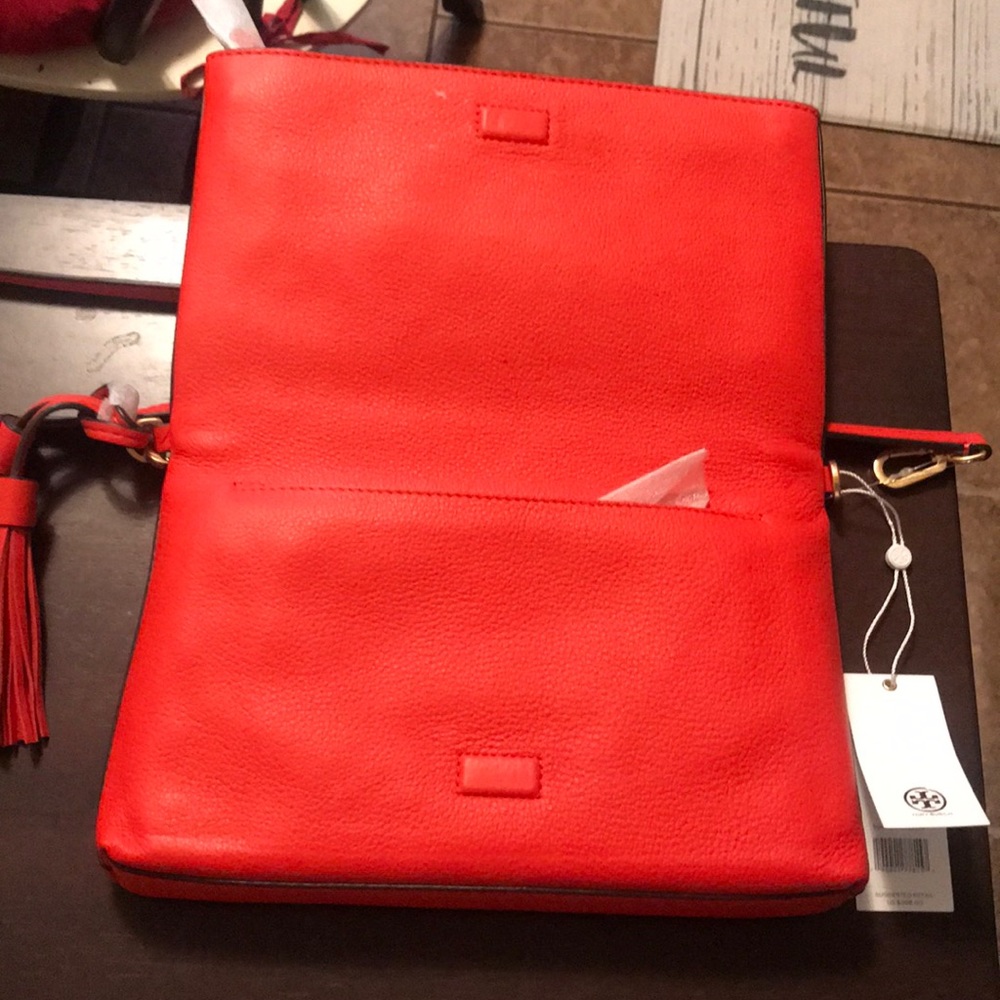 Poppy Red Tory Burch crossbody - Picture 2 of 3